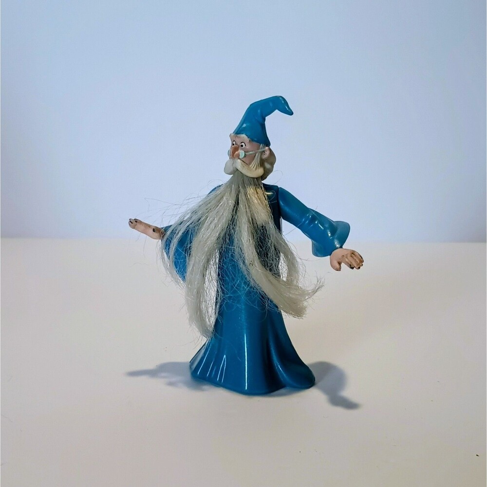 1995 Disney Sword in the Stone Merlin Figure McDonalds Happy Meal Toy Wizard